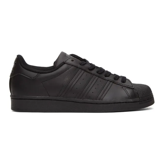 adidas Originals Black Superstar Sneakers