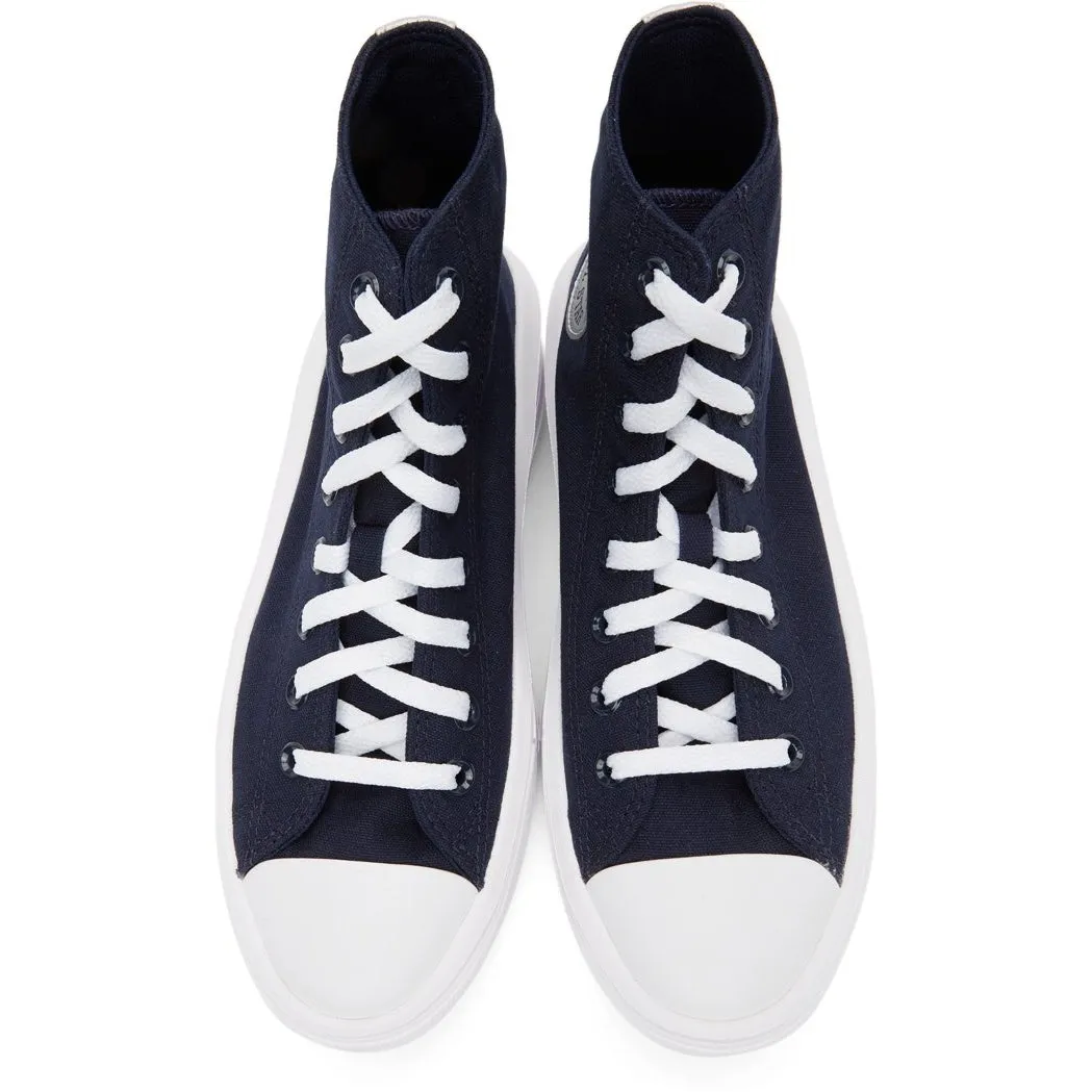 Converse Navy Anodized Metals Chuck Taylor All Star Move Hi Sneakers