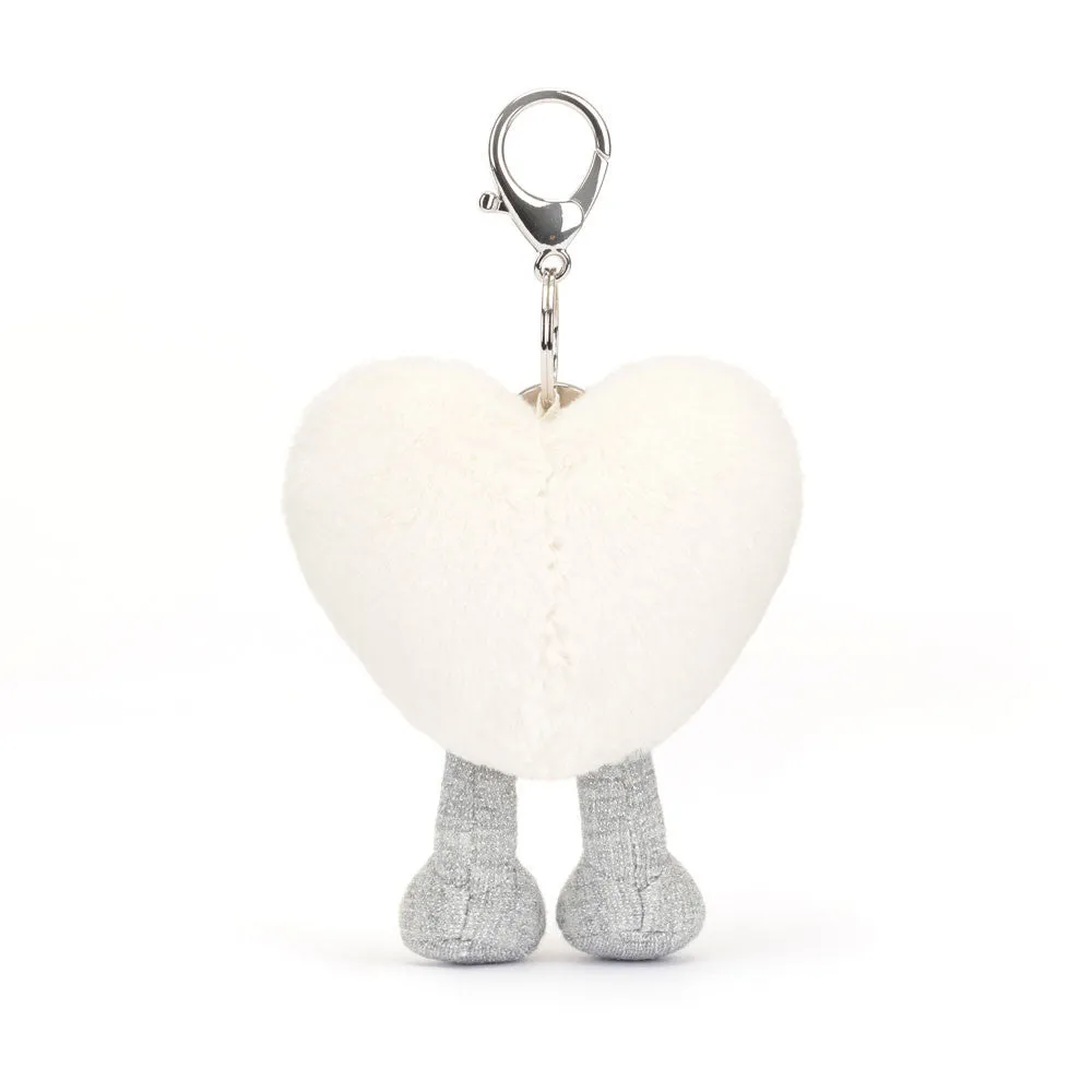 Jellycat Bag Charm Amuseable Cream Heart