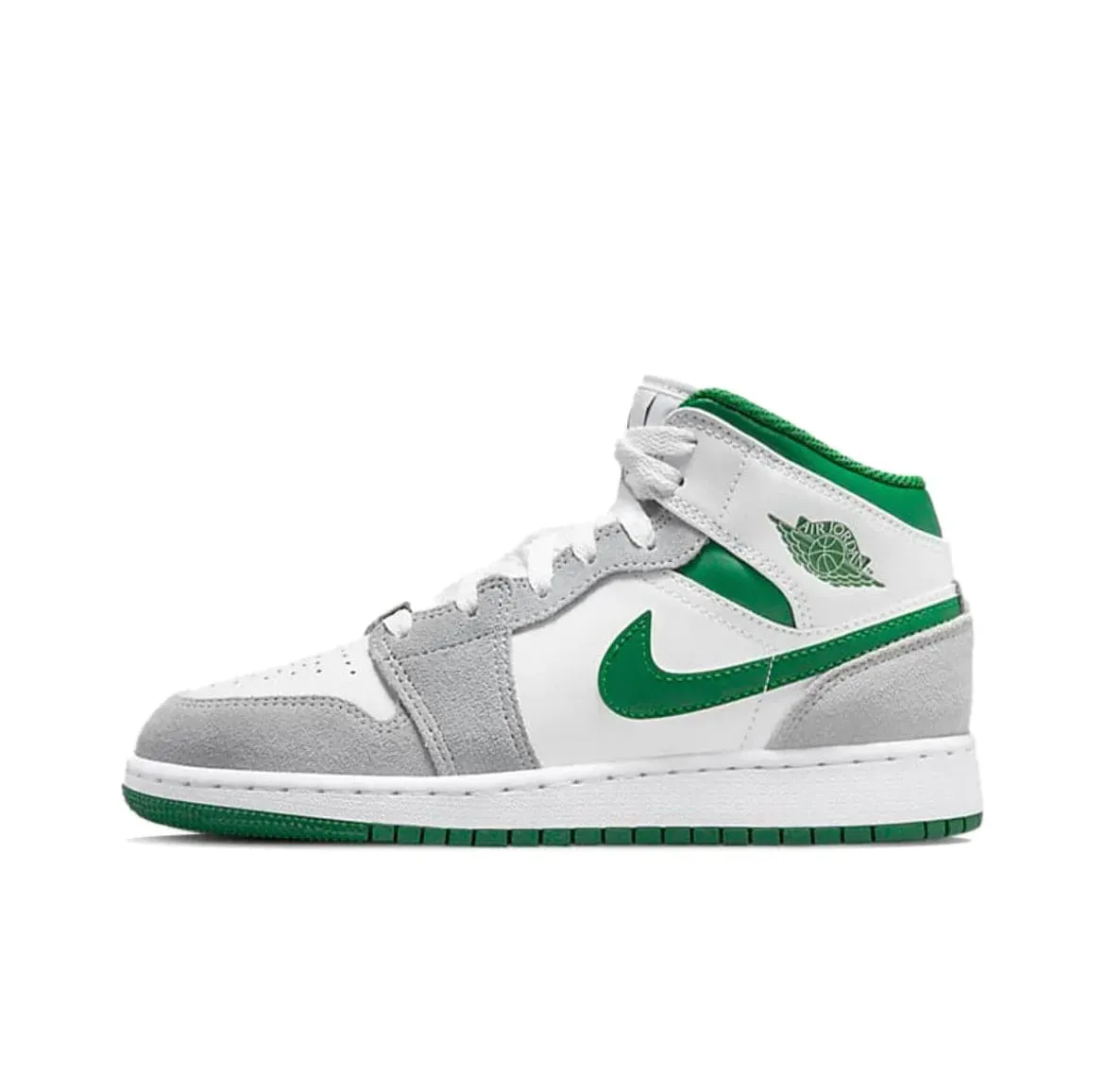 JORDAN 1 MID SE GREY GREEN GS