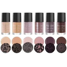 Naturel: 6-Piece Neutral Stamping Polish Set