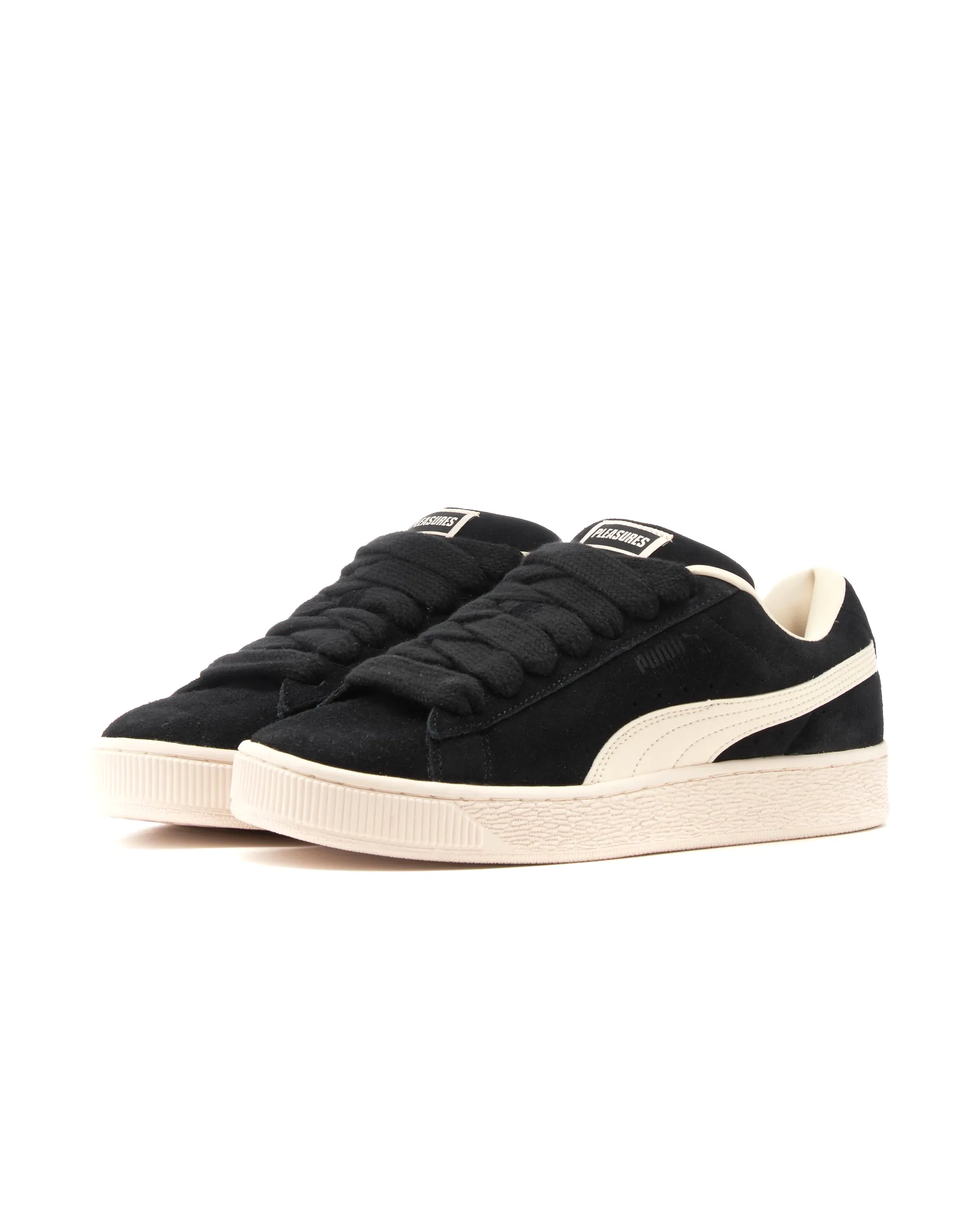 Pleasures Suede XL - Black / White