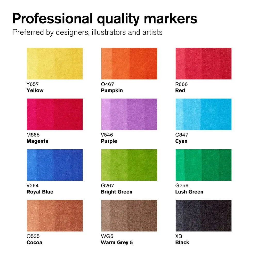 Promarker Brush 12 Vibrant