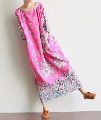 Royal Dragons Linen Dress