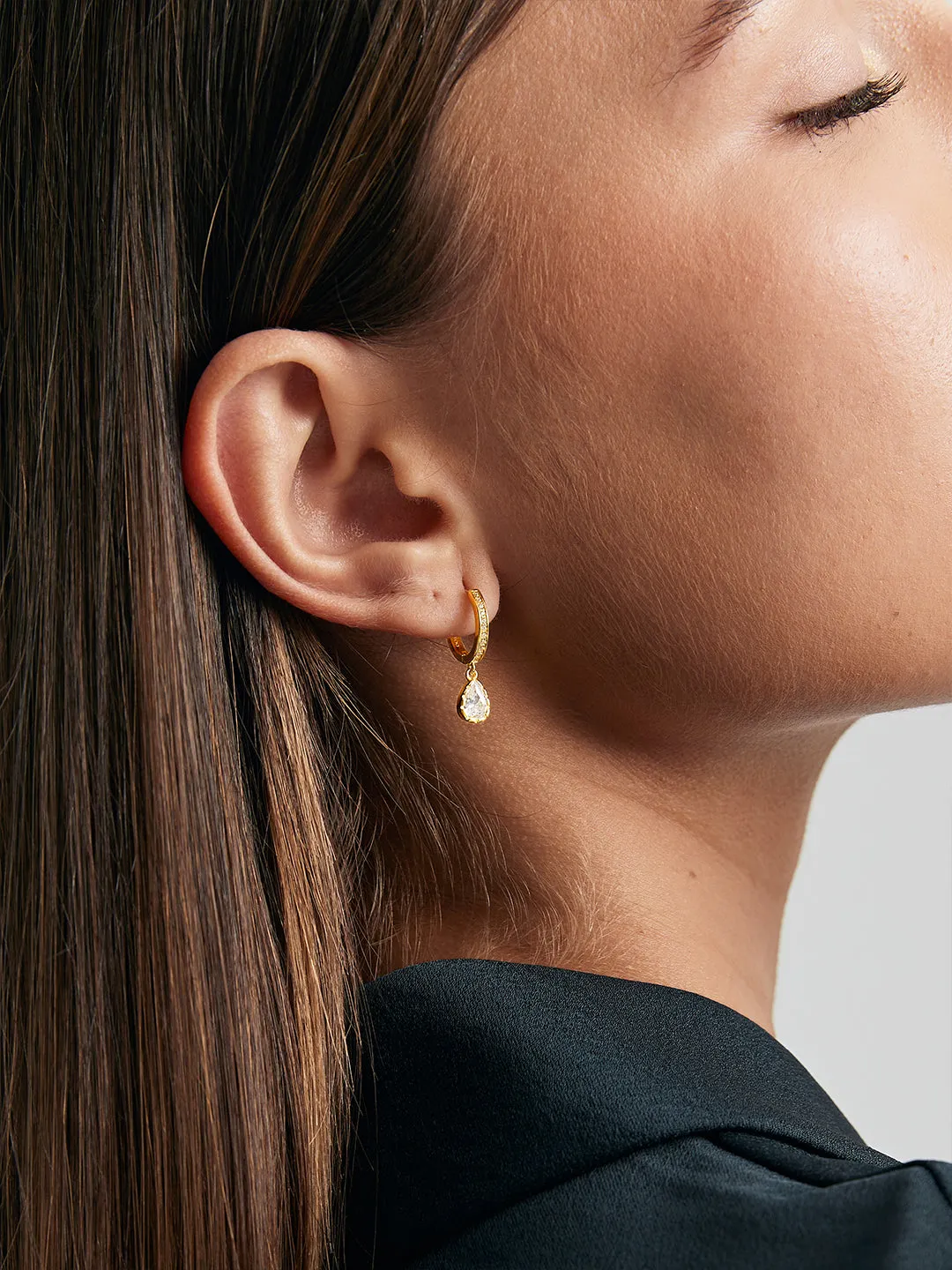 Sparkling Teardrop Drops