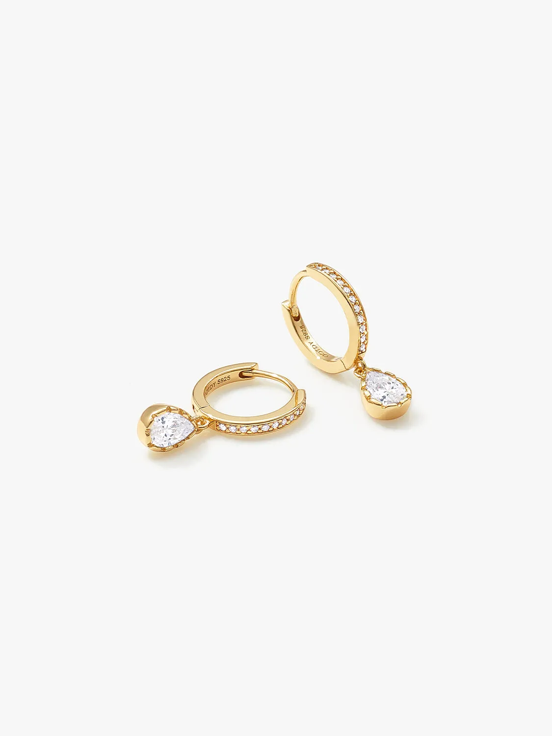 Sparkling Teardrop Drops