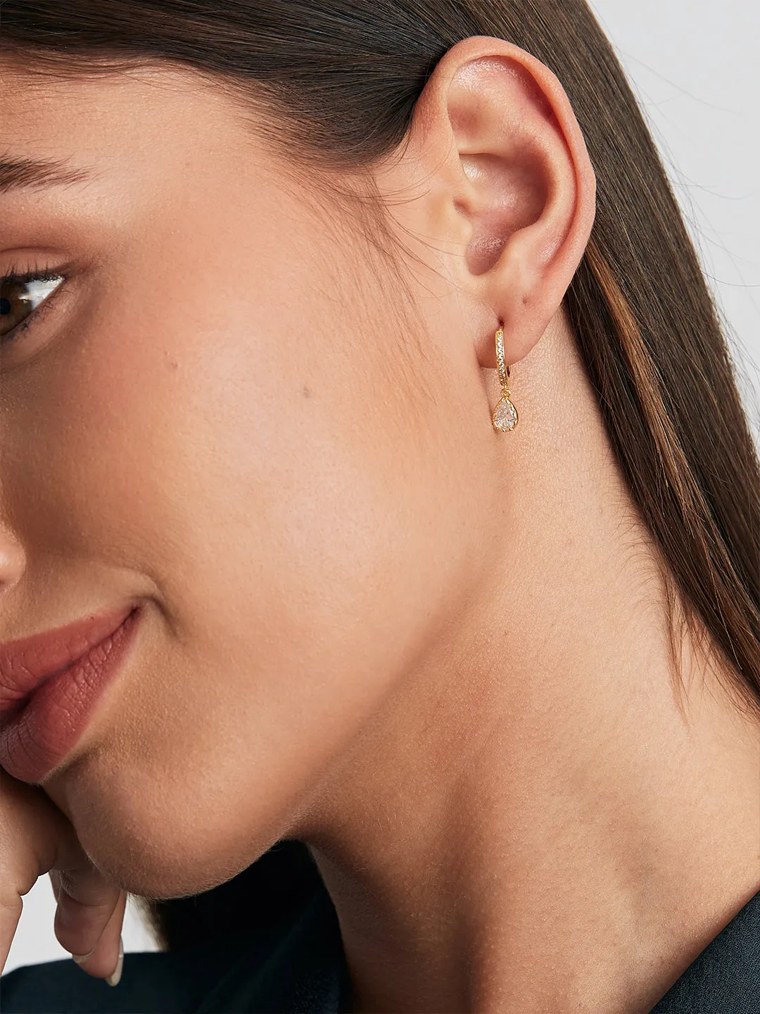 Sparkling Teardrop Drops
