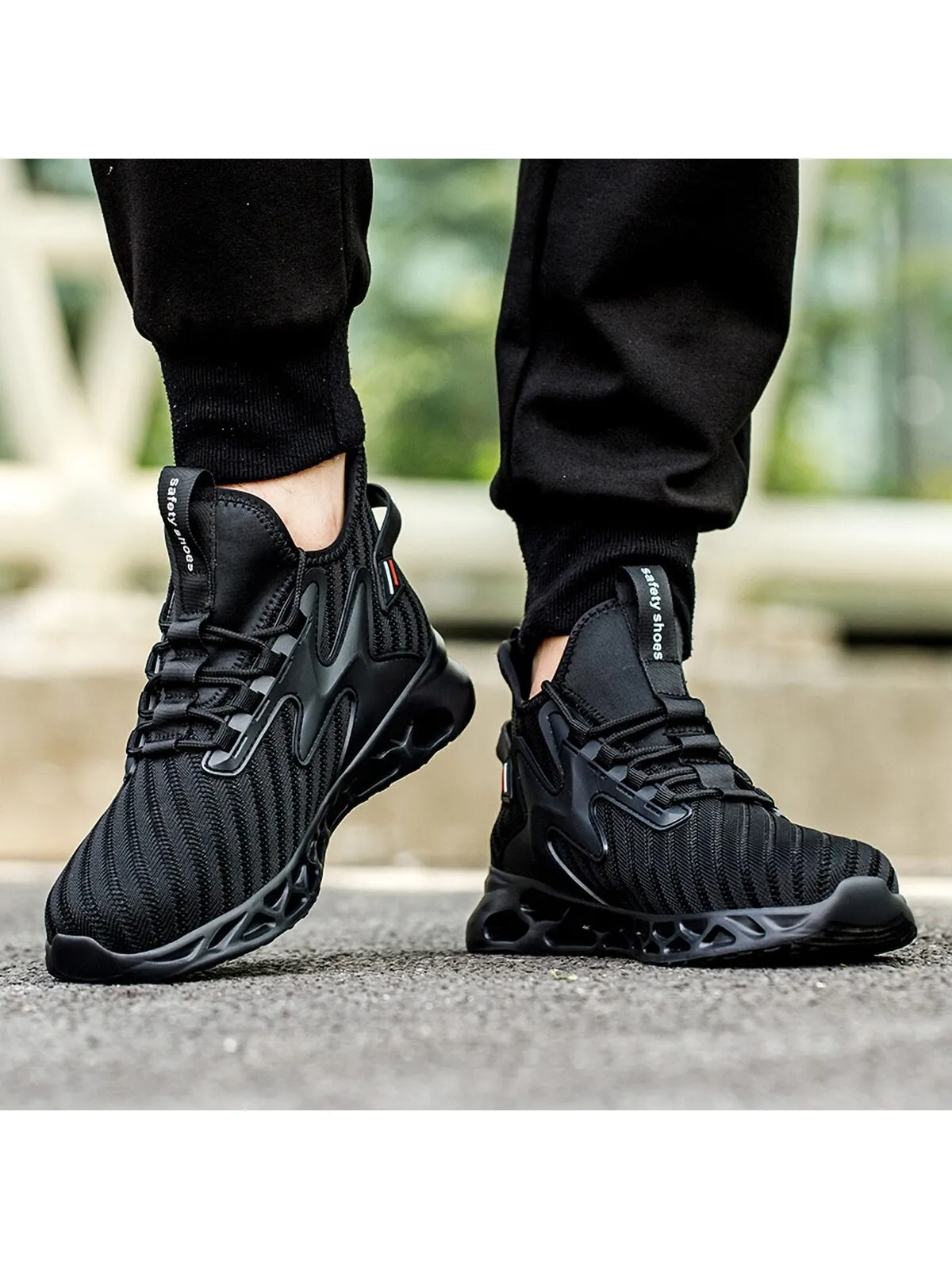 Steel Toe Anti-skid Safety Lightweight Breathable Shoes