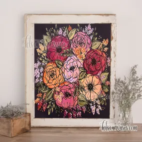 Vibrant Florals Art Print