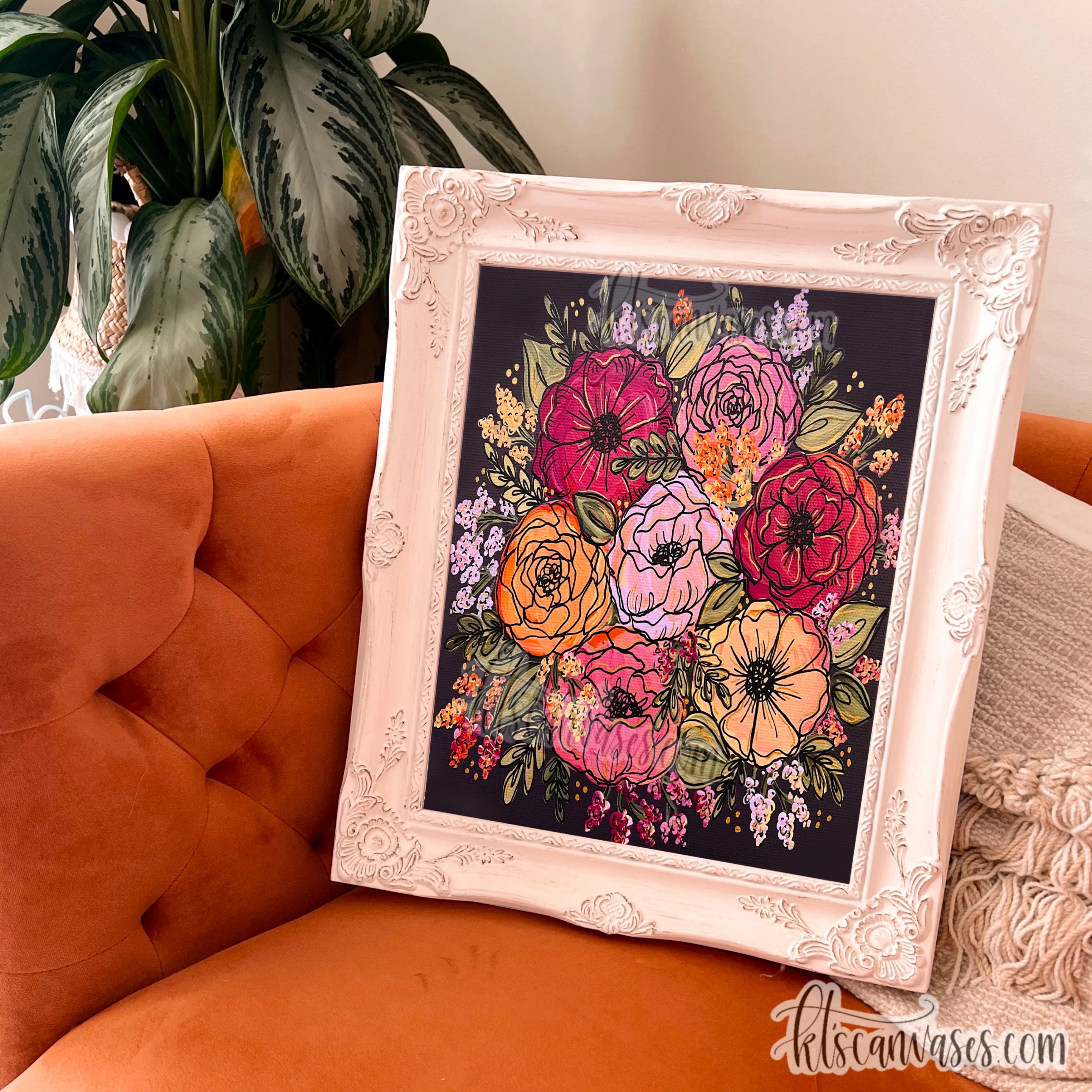 Vibrant Florals Art Print
