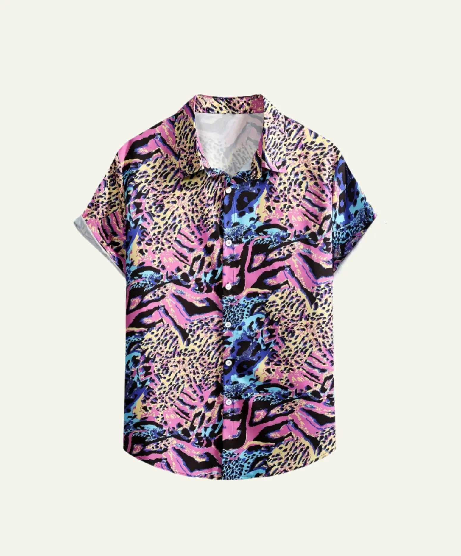 Vibrant Leopard Shirt