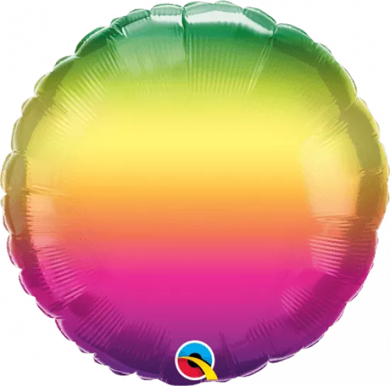 Vibrant Ombre Foil Balloon